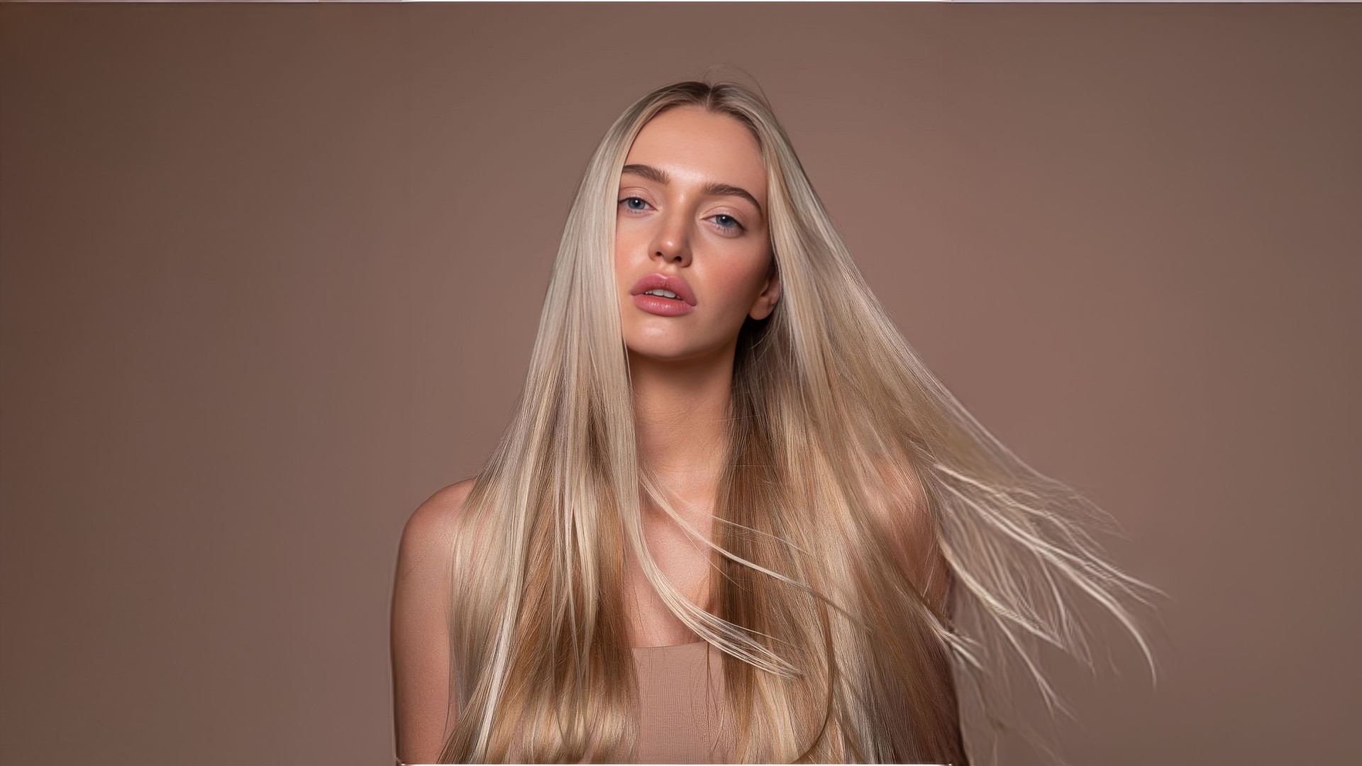 Editorial beauty campaign — DESSANGE luxury salon brand